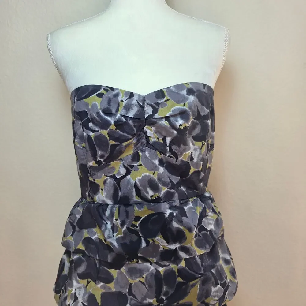 J. Crew Strapless Ruffle Dress 6